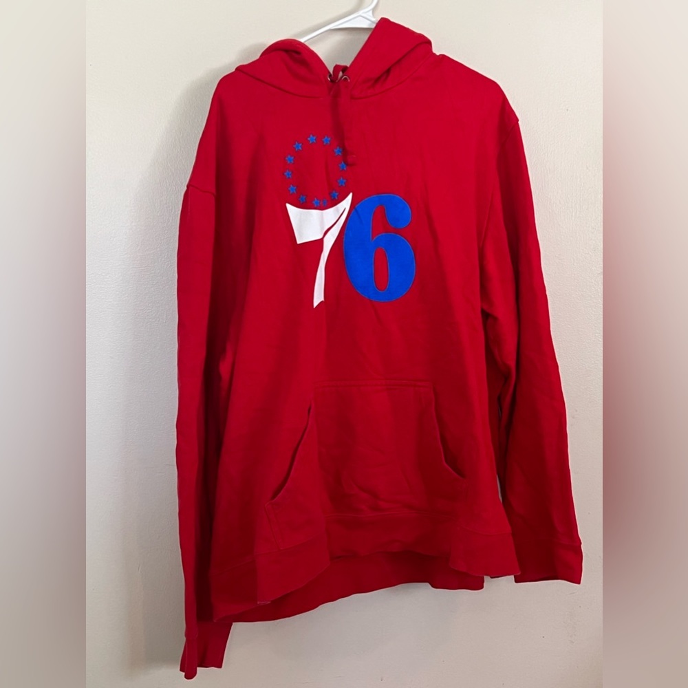 Philadelphia 76ers red hoodie 3X Fanatics brand
